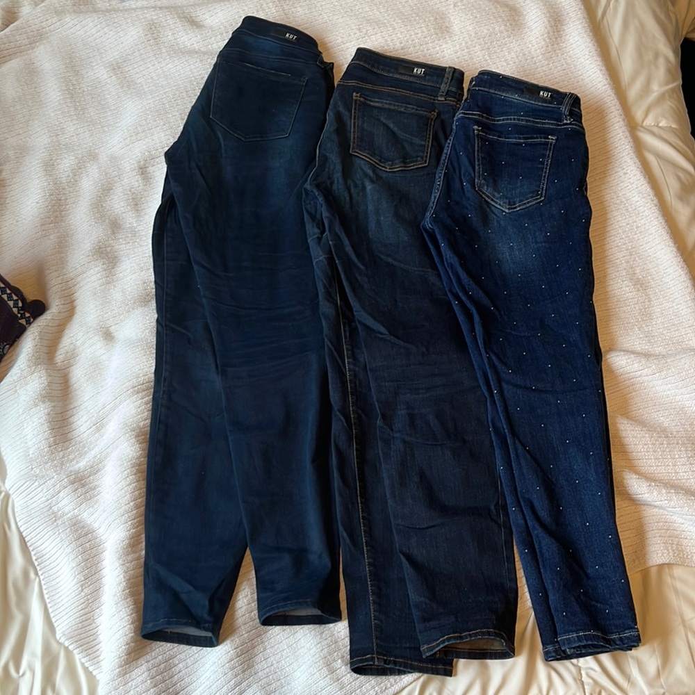 Kut from the Kloth sz 6 x3 - great value for hardly worn jeans!